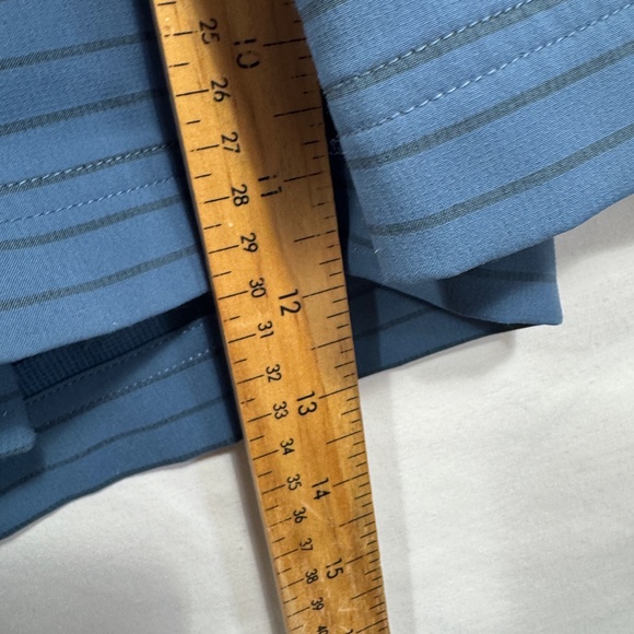 Nike Golf Shorts Mens Size 38 Blue Striped Tour Performance Dri-Fit Pockets - Picture 6 of 10